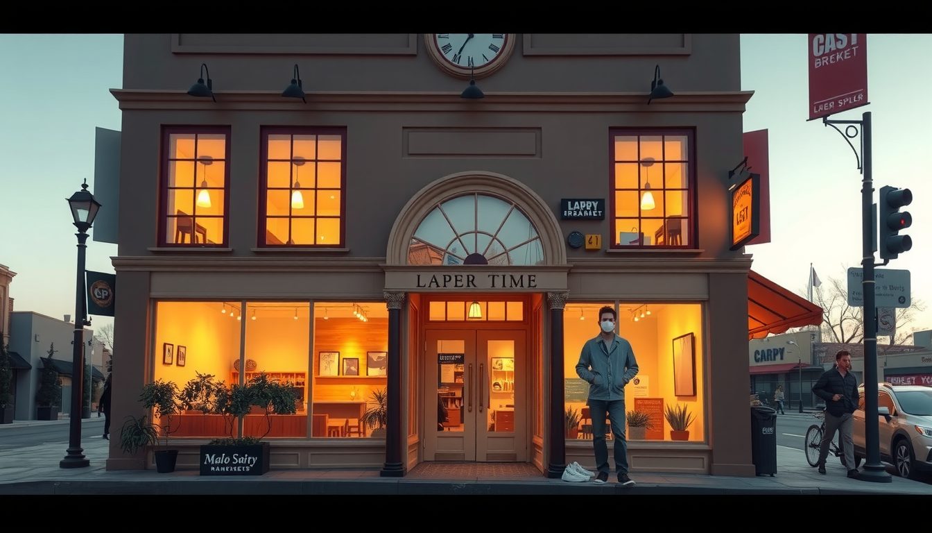 Small storefront on a main street